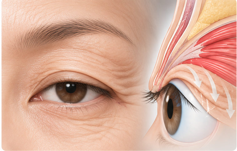 Anatomy of Droopy Eyelids